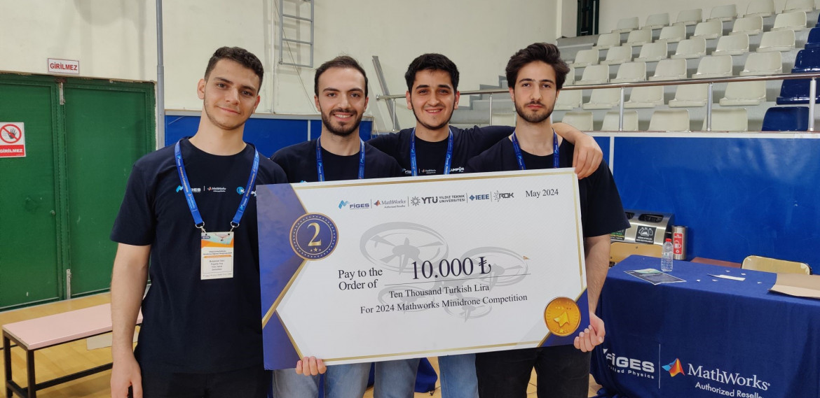 Our Student's Success in MathWorks Minidrone Competition.