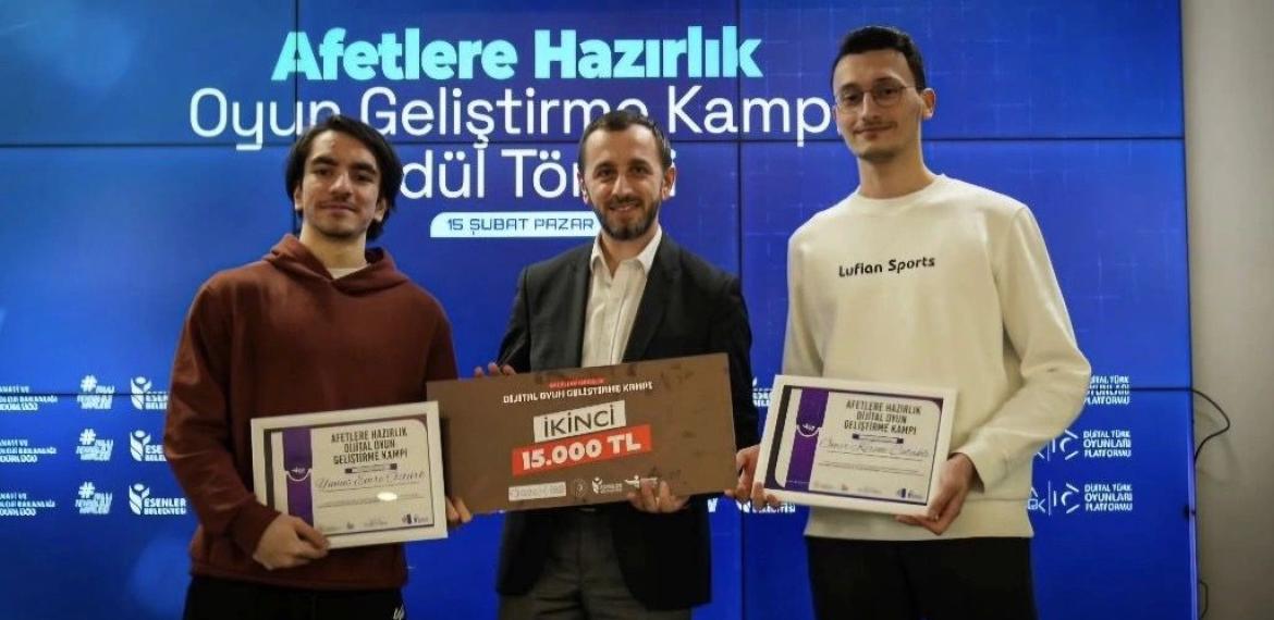 “Afetlere Hazırlık” Temalı Game Jam’de Öğrencimizin Başarısı.